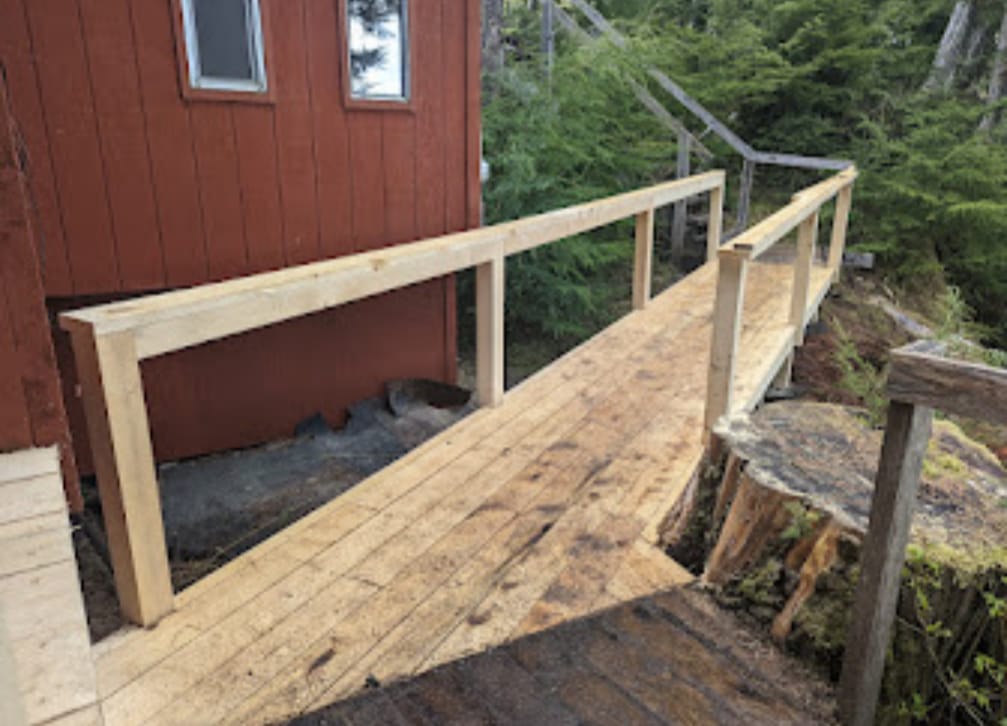 Wooden bridge